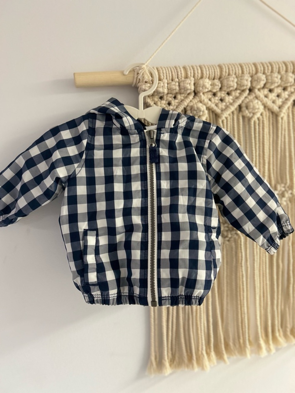 Carter's Gingham Hooded Raincoat